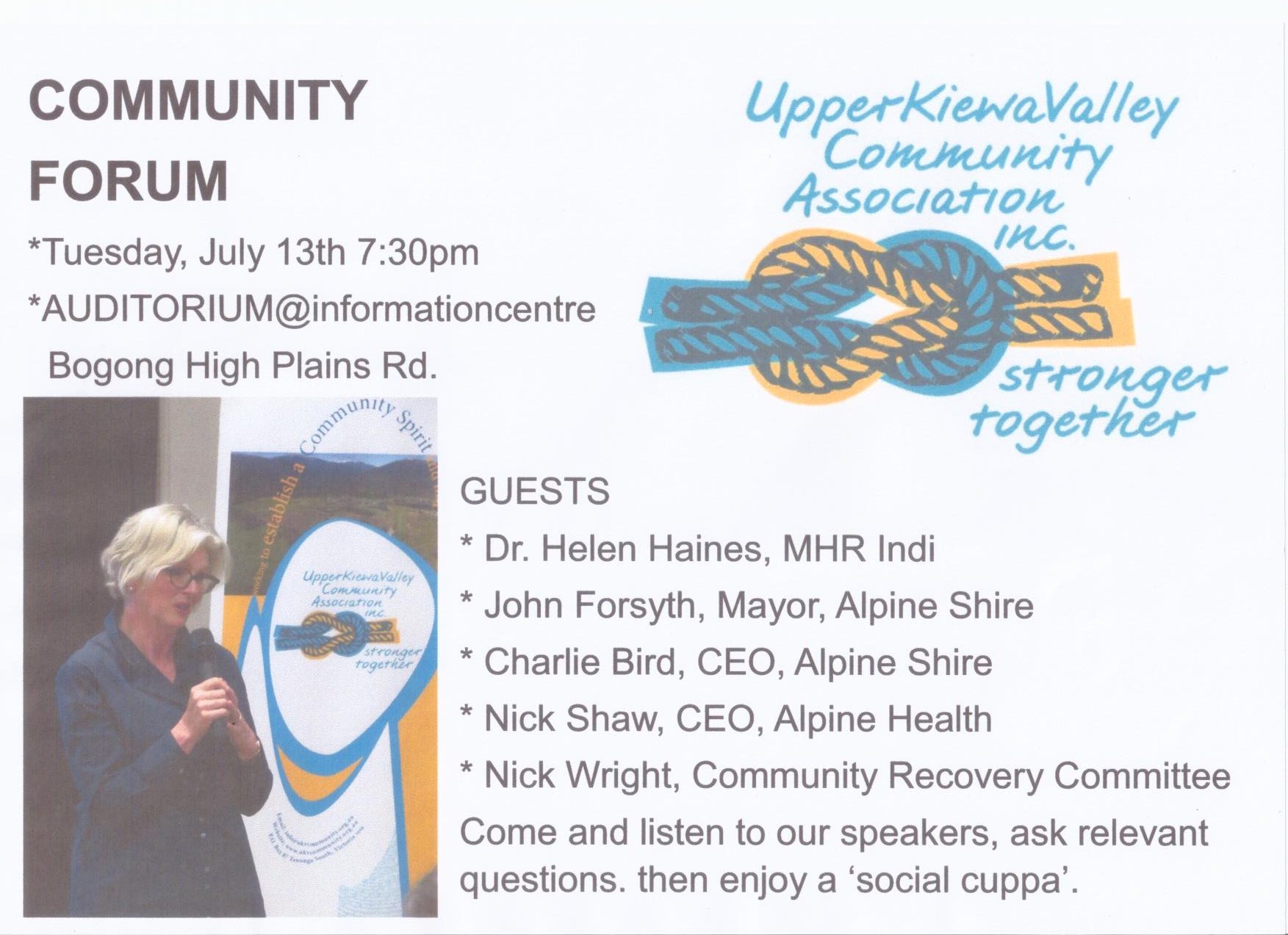 2021 Community Forum